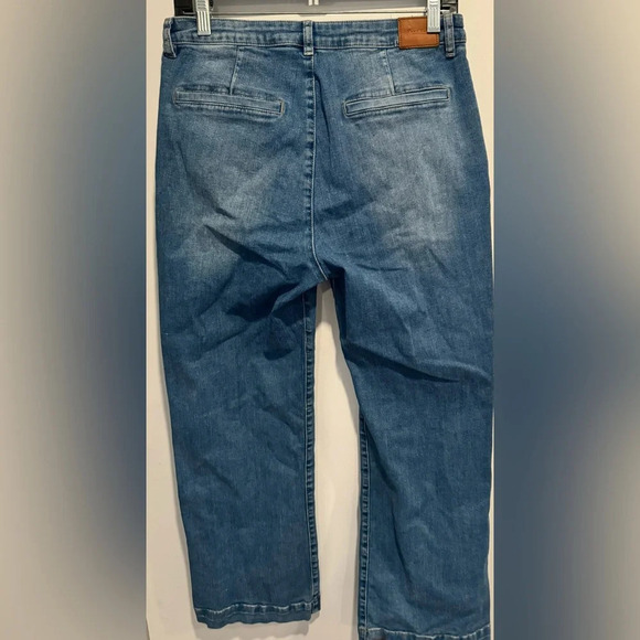 Part Two Elinborg PW light blue denim jeans classic ankle flare stretch 30/27 - Picture 7 of 11